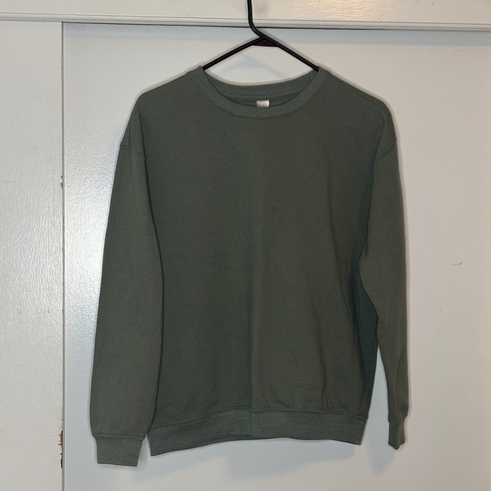 Just Be Woman’s Olive Crewneck Sweater